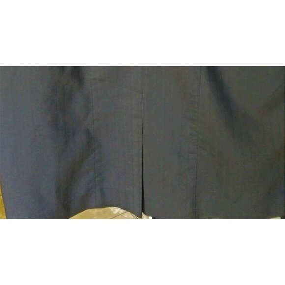 ATTENTION Skirt SZ 10 Black Short Lined back zipper Pinstripe, Straight, Pencil - Picture 8 of 8